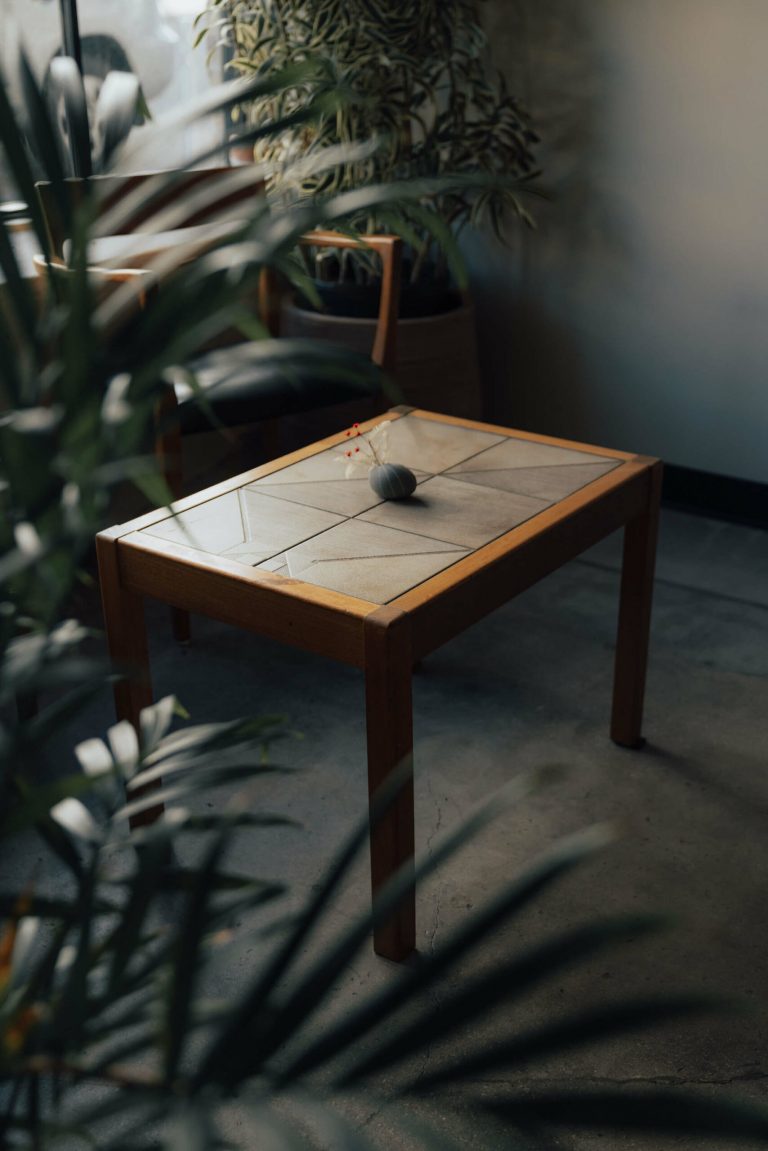 plants with table